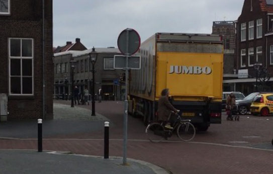 raadhuisstraat vrachtwagen
