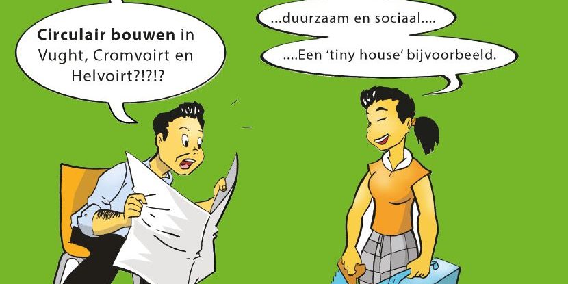 cartoon duurzaam bouwen website