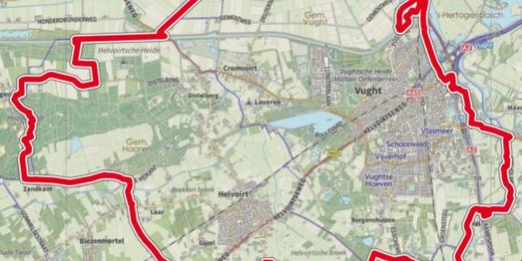 Wandelroute eindsprint